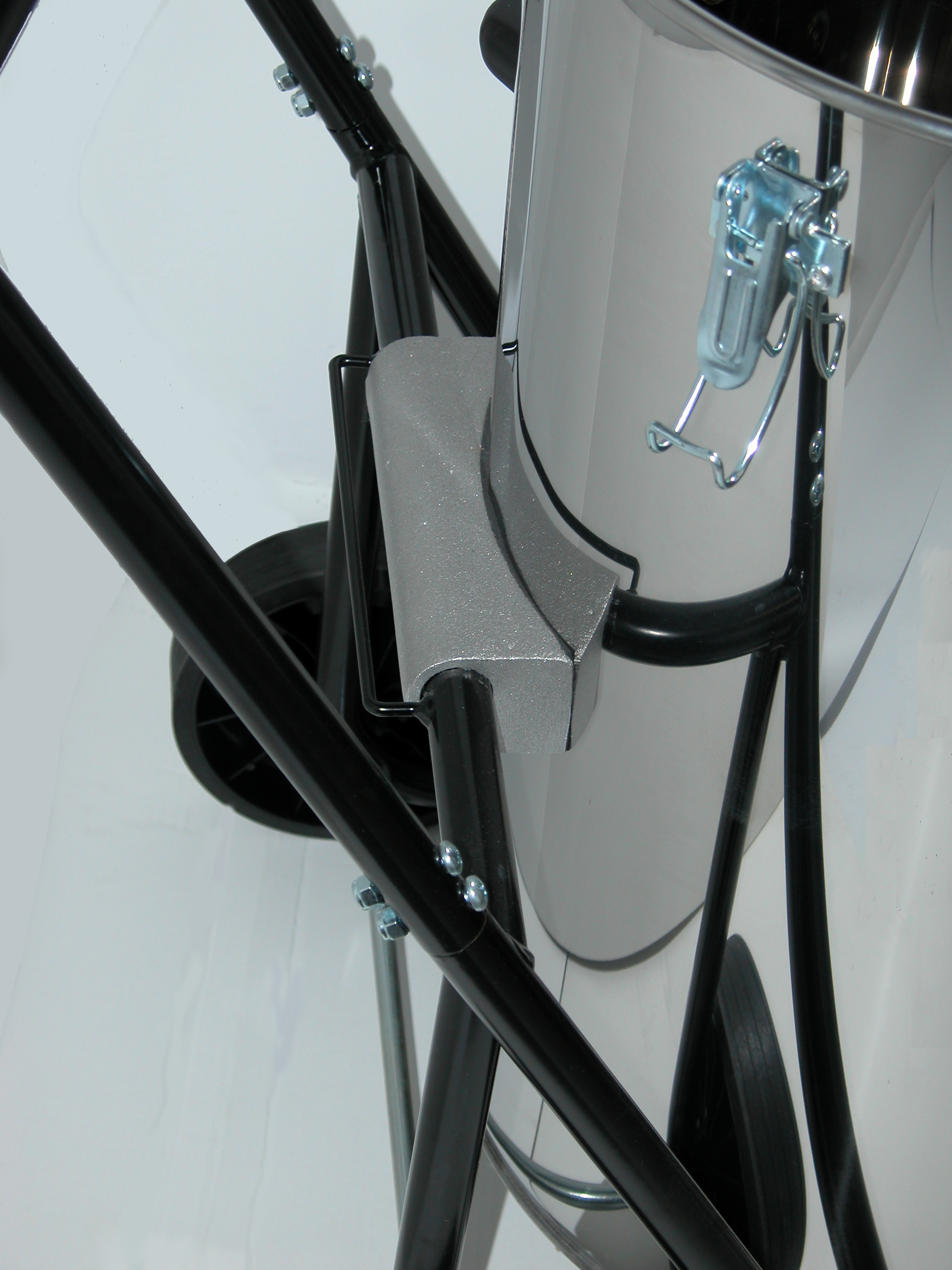 1107-1 trolley base and S/S removable drum