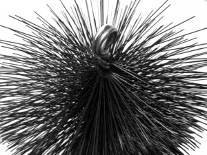 12" Round Wire Chimney Brush