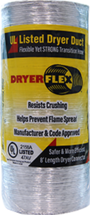 Dryer Flex by Inovate, 8' Transition Duct, Case of 18